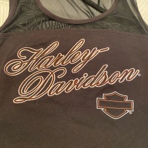 Harley Davidson large mesh top tank top.  18” across.
